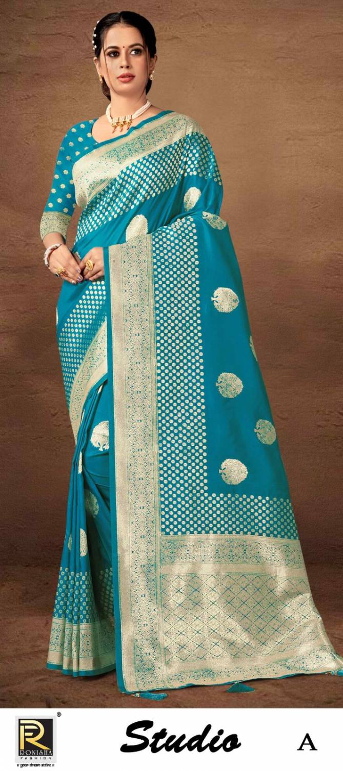 Ronisha Studio Designer Banarasi Silk Sarees Catalog
